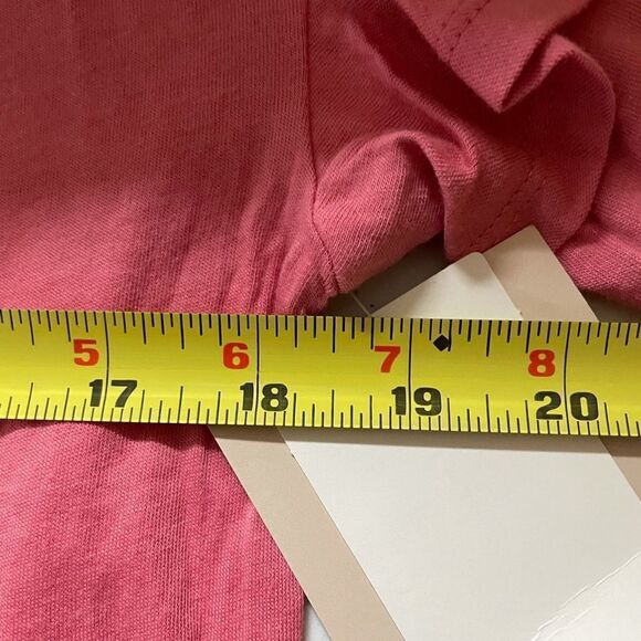 14th and union pink shirt with ruffled sleeves - Picture 6 of 8